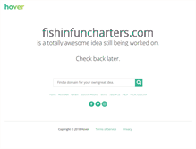 Tablet Screenshot of fishinfuncharters.com